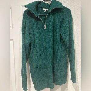 Maurices Green Half-Zip Women's Sweater